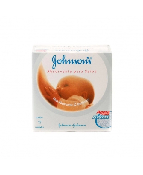 PROTETOR DE SEIO ABSORVENTE JOHNSON JOHNSON & JOHNSON 12 UNIDADES