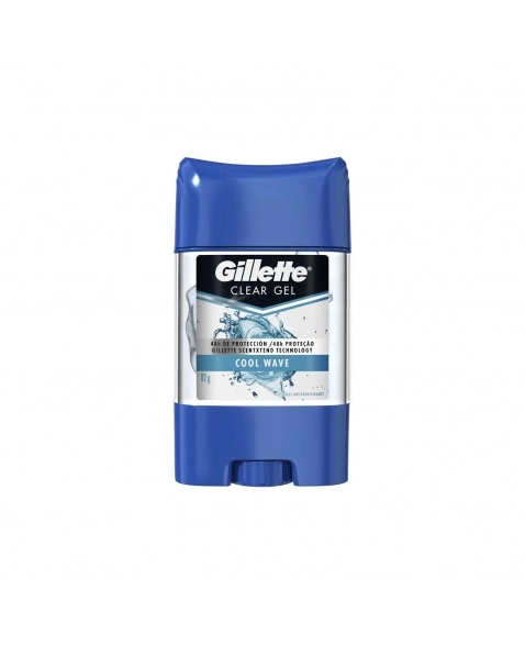 DESODORANTE ANTITRANSPIRANTE CLEAR GEL COOL WAVE GILLETTE ENDURANCE 82G