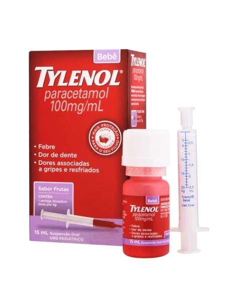 TYLENOL JOHNSON & JOHNSON BEBÊ GTS 15M SUSPENSÃO