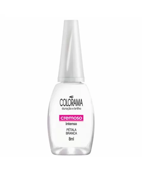 ESMALTE COLORAMA CREMOSO PÉTALA BRANCA 8 ML