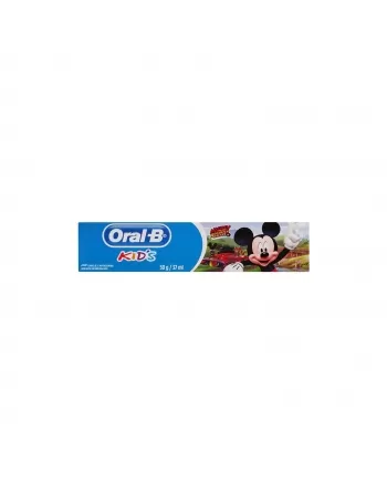 CREME DENTAL COM FLÚOR P&G CHICLETE MICKEY AND THE ROADSTER RACERS ORAL-B KIDS CAIXA 50G
