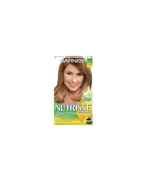 TINTURA PERMANENTE NUTRISSE CREME 70 LOURO MEL GARNIER