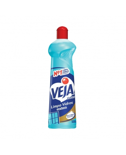 LIMPA-VIDRO LÍQUIDO VEJA VIDREX SQUEEZE 500ML