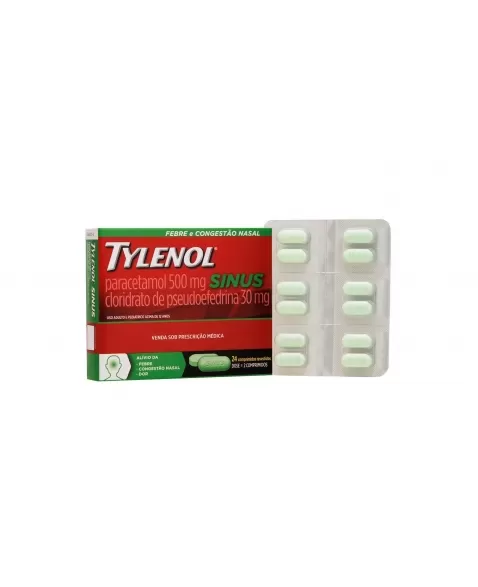 TYLENOL SINUS COMPRIMIDOS 500MG