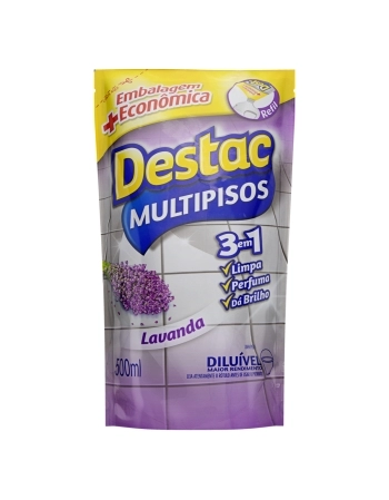 LIMPADOR MULTIPISOS DESTAC DIL RF 03X500ML BRISA LAVANDA