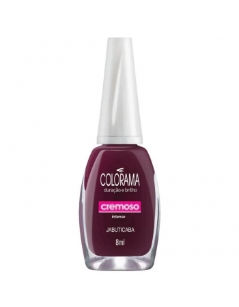 ESMALTE CREMOSO COLORAMA JABUTICABA COM 60 UNIDADE