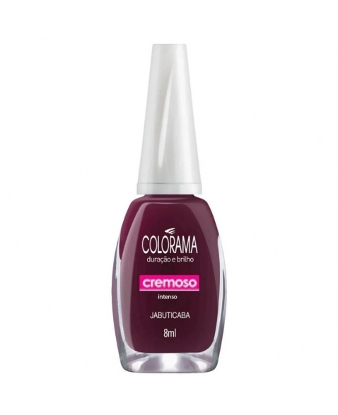 ESMALTE CREMOSO COLORAMA JABUTICABA COM 60 UNIDADE