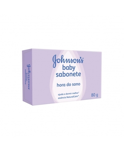 SABONETE EM BARRA JOHNSON & JOHNSON HORA DO SONO CAIXA 80G