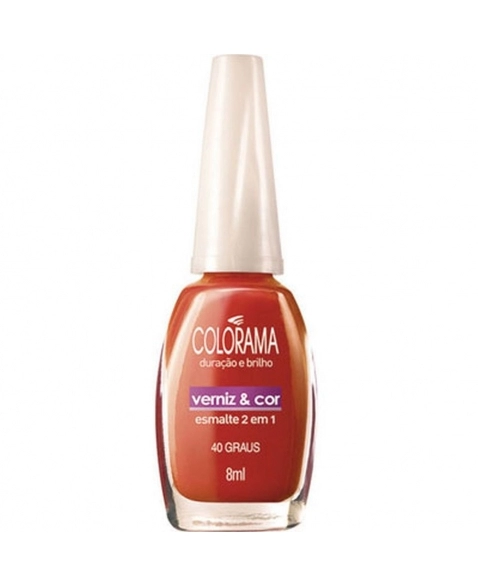 ESMALTE CREMOSO 40 GRAUS 8ML COLORAMA