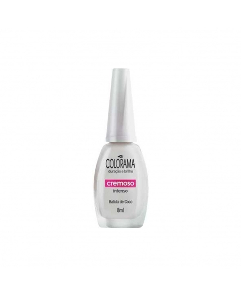 ESMALTE CREMOSO BATIDA DE COCO 8ML COLORAMA