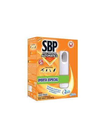 MULTI INSETICIDA AUTOMÁTICO SBP APARELHO + REFIL 250ML