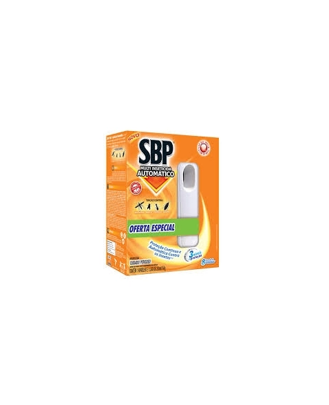 MULTI INSETICIDA AUTOMÁTICO SBP APARELHO + REFIL 250ML