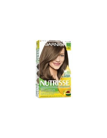 TINTURA PERMANENTE NUTRISSE CREME 61 CAFÉ GELADO GARNIER 1UN