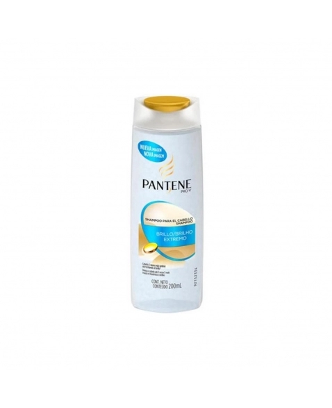 SHAMPOO PANTENE BRILHO EXTREMO FRASCO 200ML