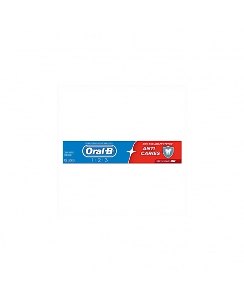 CREME DENTAL MENTA SUAVE ORAL-B 123 CAIXA 70G