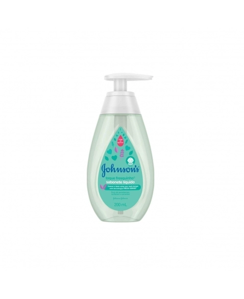 SABONETE INFANTIL LÍQUIDO TOQUE FRESQUINHO JOHNSON & JOHNSON FRASCO 200ML