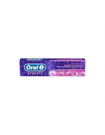 CREME DENTAL ORAL-B 3D WHITE BRILLIANT FRESH CAIXA 70G