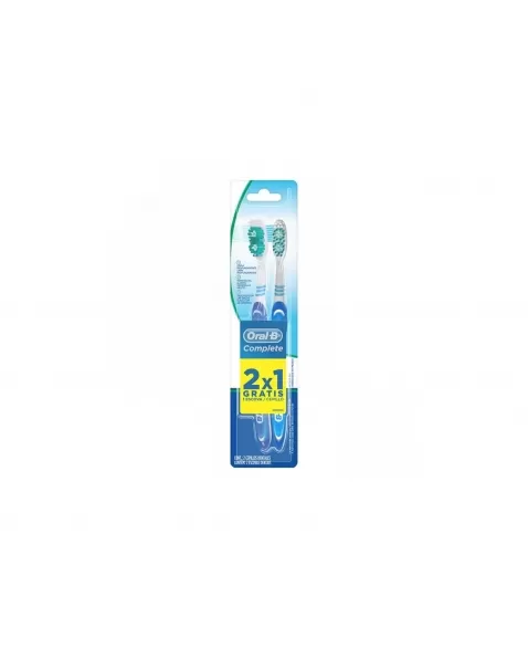 ESCOVA DENTAL MACIA ORAL-B COMPLETE 2 UNIDADES