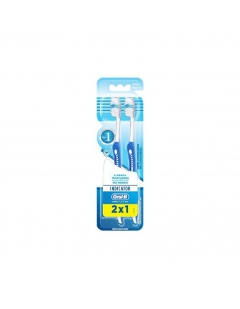 ESCOVA DENTAL MACIA 35 ORAL-B PRO-SAÚDE INDICATOR 2 UNIDADES