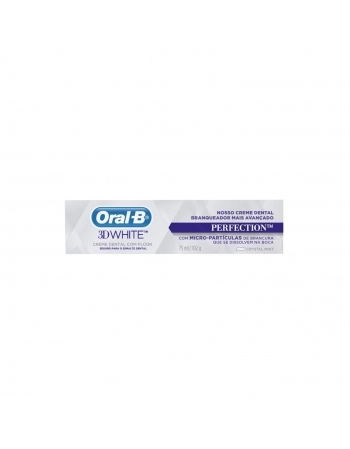 CREME DENTAL CRYSTAL MINT ORAL-B 3D WHITE PERFECTION CAIXA 102G