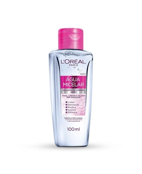 ÁGUA MICELAR SOLUÇÃO DE LIMPEZA 5 EM 1 100ML