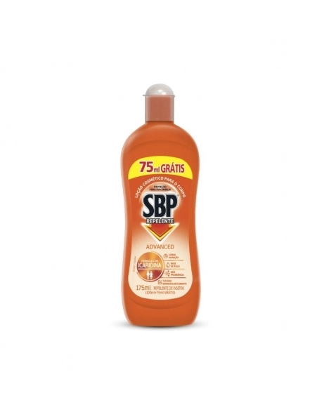 REPELENTE LOÇÃO SEM FRAGRÂNCIA SBP ADVANCED SQUEEZE 175ML