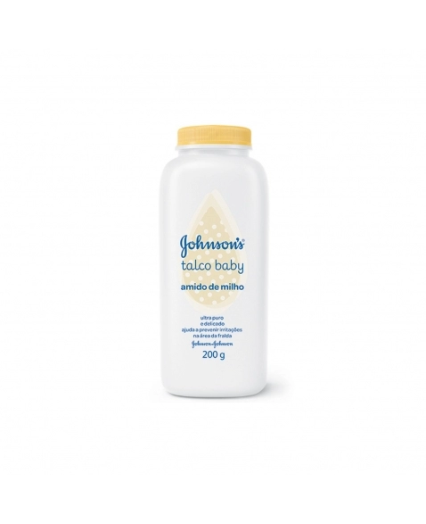 TALCO INFANTIL AMIDO DE MILHO JOHNSON & JOHNSON FRASCO 200G