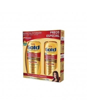 KIT NIELY QUERATINA SHAMPOO 300ML CONDICIONADOR 200ML