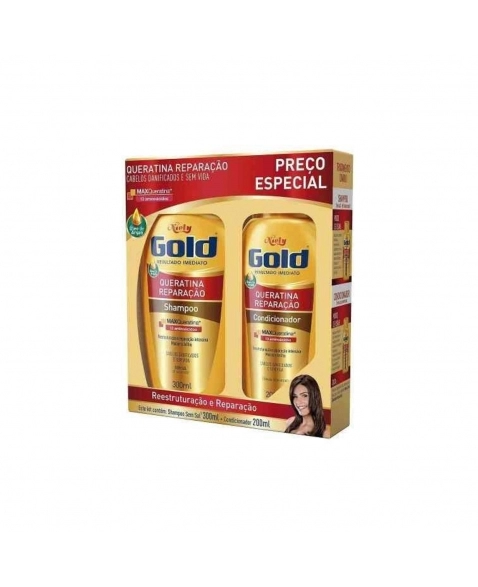 KIT NIELY QUERATINA SHAMPOO 300ML CONDICIONADOR 200ML