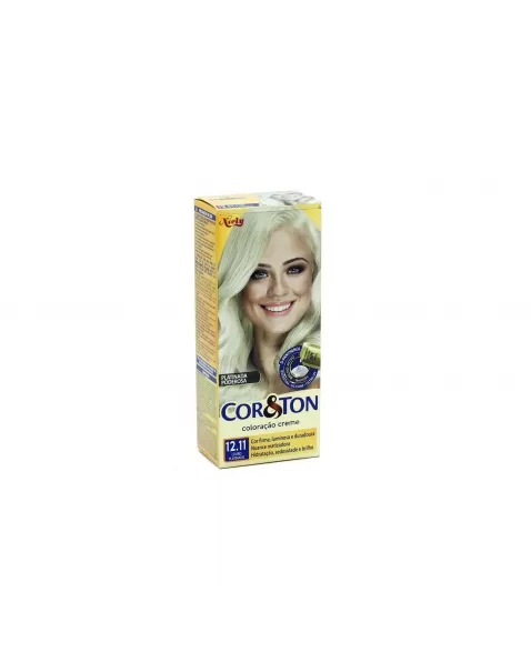 TINTURA PERMANENTE CORTON 50G 12.11 LOURO PLATINADO