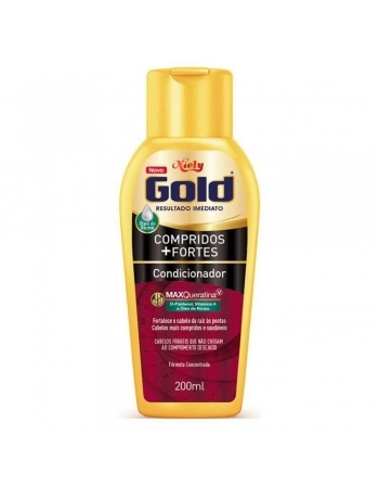 CONDICIONADOR NIELY GOLD COMPRIDOS + FORTES NIELY 200ML