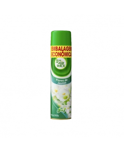 NEUTRALIZADOR DE ODORES FLORES DE JASMIN AIR WICK BOM AR FRASCO 360ML EMBALAGEM ECONÔMICA