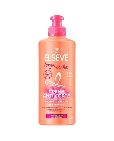 CREME DE PENTEAR ELSEVE 250ML LONGO DOS SONHOS