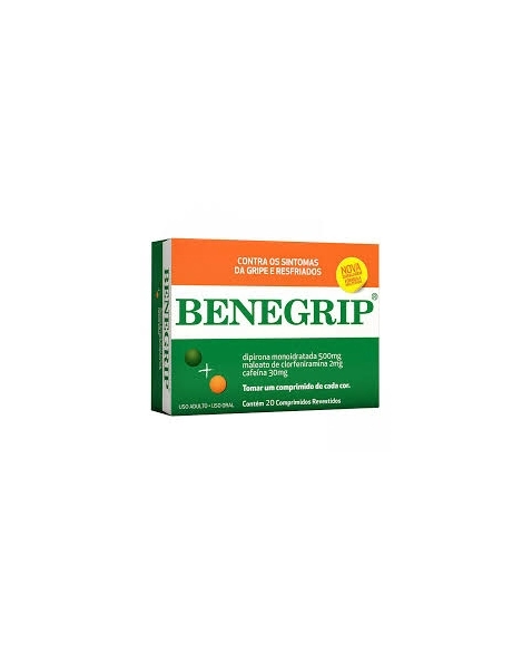 BENEGRIP MULTI DIA 800MG + 20MG BLÍSTER COM 4 COMPRIMIDOS