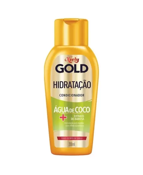 CONDICIONADOR HIDRATAÇÃO ÁGUA DE COCO NIELY GOLD 200ML