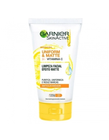 GEL FACIAL GARNIER EFEITO MATTE ANTIOLEOSIDADE 120G