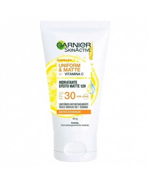 HIDRATENTE FACIAL GARNIER 40G FPS 30 VITAMINA C