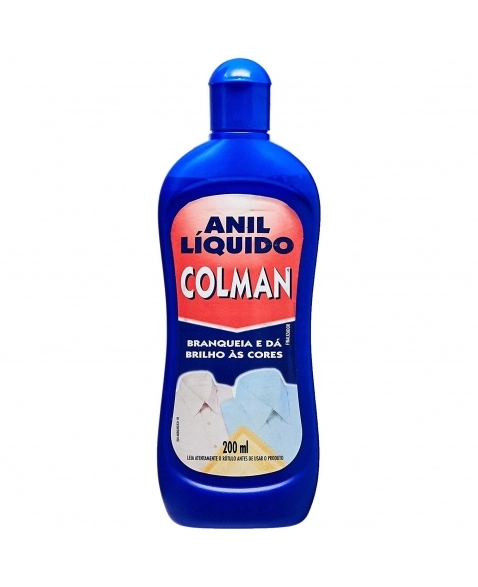 BRANQUEADOR PÓS LAVAGEM ANIL COLMAN 200ML LÍQUIDO