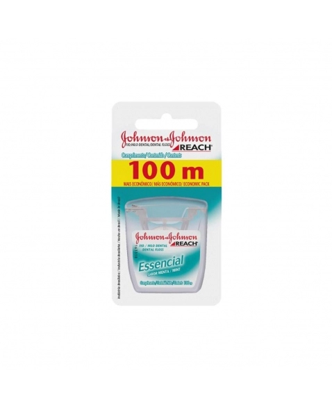 FIO DENTAL REGULAR JOHNSON & JOHNSON 100M MENTA UNIT