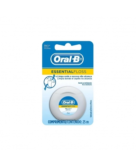 FIO DENTAL P&G ORAL B ESSENTIAL FLOSS CERA 25M