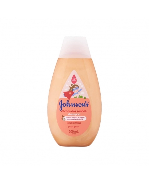 SHAMPOO INFANTIL JOHNSON & JOHNSON CACHOS DOS SONHOS FRASCO 200ML