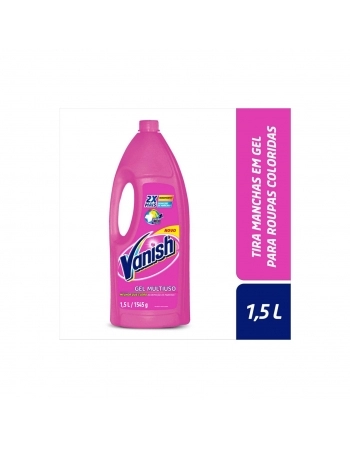 TIRA-MANCHAS GEL MULTIUSO VANISH FRASCO 1,5L EMBALAGEM ECONÔMICA