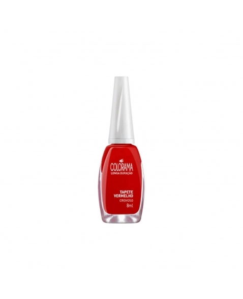 ESMALTE CREMOSO VERMELHO IVETE 8ML COLORAMA 6 UNIDADES