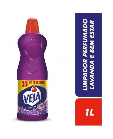 VEJA PERFUMADO LAVANDA 30% DESC 03X1LT