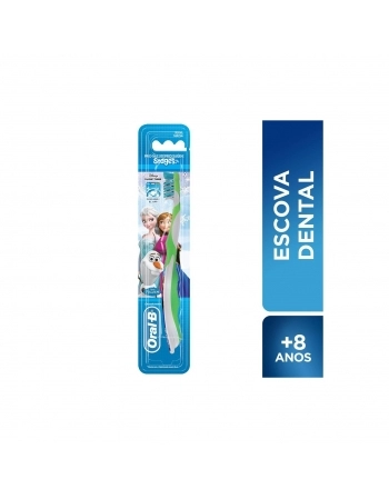 ESCOVA DENTAL P&G INFANTIL MACIA E SUAVE FROZEN ORAL B 4 STAGES