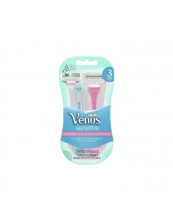 APARELHO DE BARBEAR P&G VENUS SENSITIVE COM 2UN