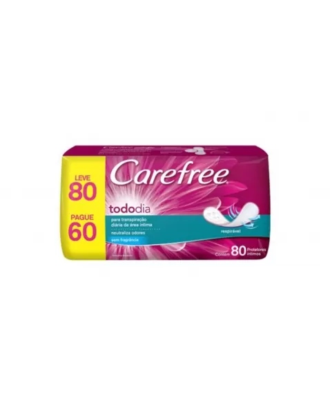 ABSORVENTE EXTERNO JOHNSON & JOHNSON CAREFREE ORIGINAL LEVE 80UN PAGUE 60UN