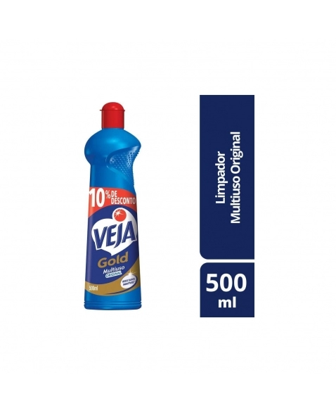 LIMPADOR MULTIUSO ORIGINAL VEJA GOLD SQUEEZE 500ML