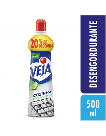 LIMPADOR DESENGORDURANTE COZINHA LIMÃO VEJA SQUEEZE 500ML