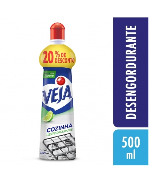 LIMPADOR DESENGORDURANTE COZINHA LIMÃO VEJA SQUEEZE 500ML